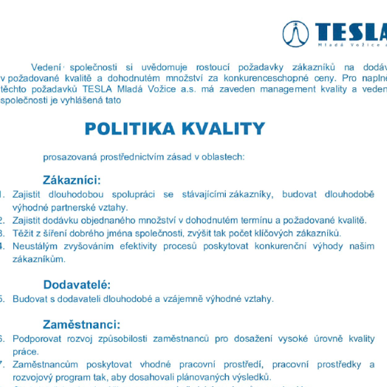 Company policy