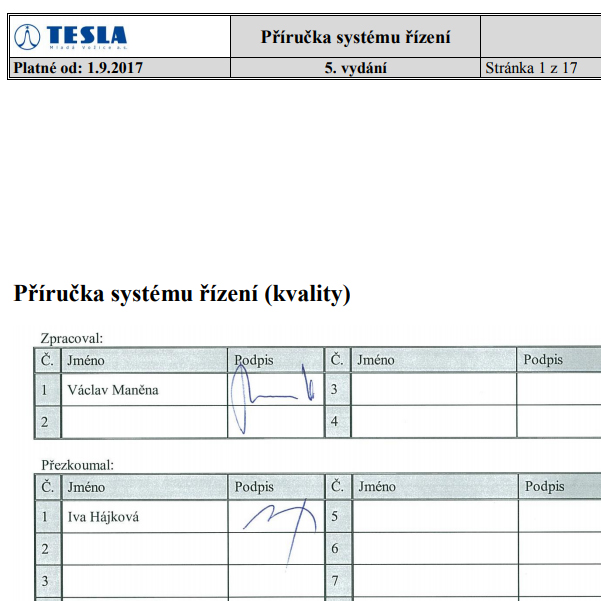 Příručka systému